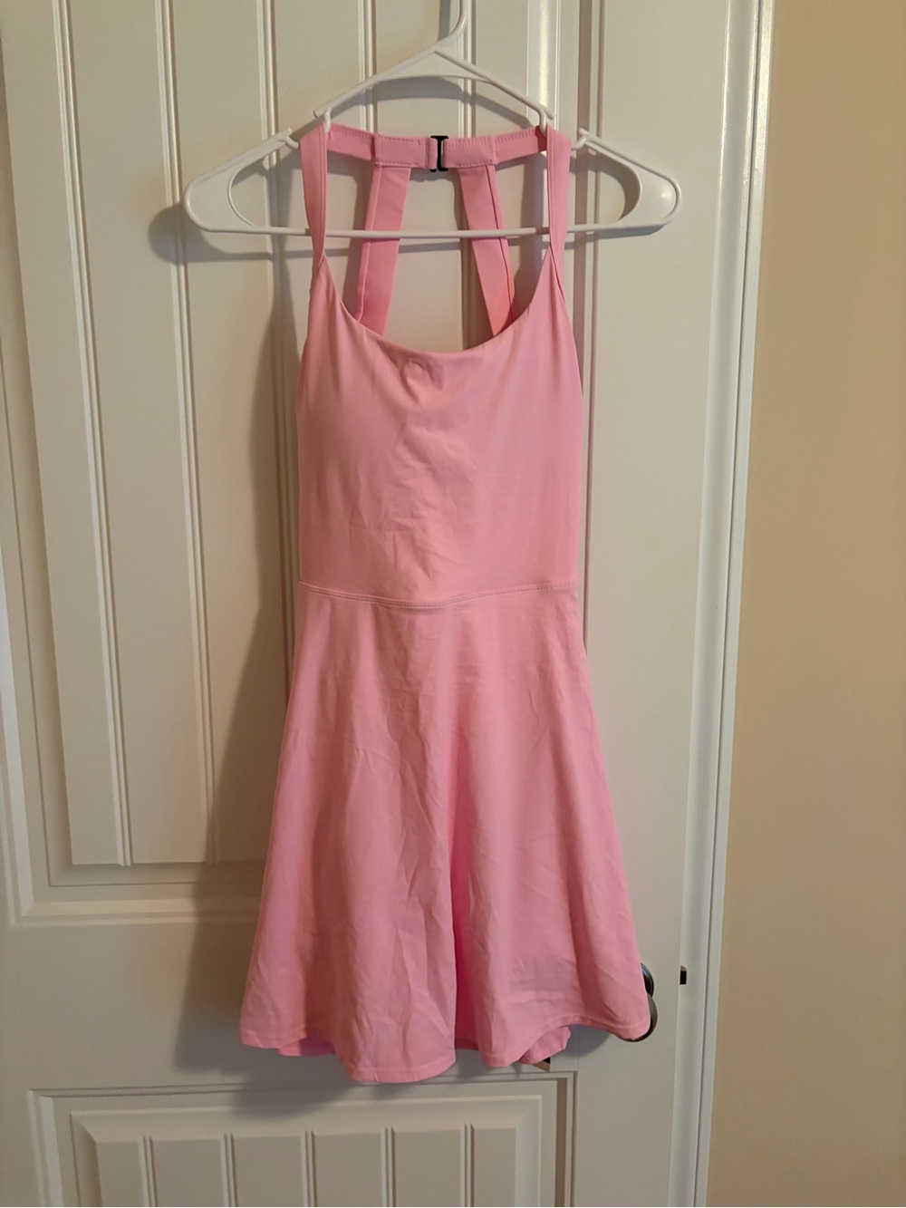 HALARA Pink Racerback A-Line Tank Dress